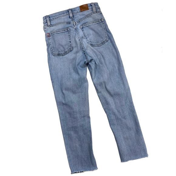 BDG Girlfriend High Rise Jeans Cropped Light Wash Urban Outfitters Women 24 - Picture 3 of 12